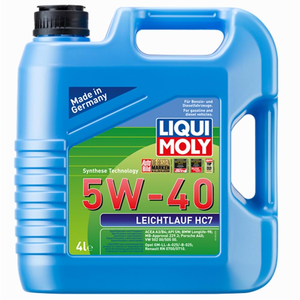 1382 LIQUI MOLY 5W/40 4 LT