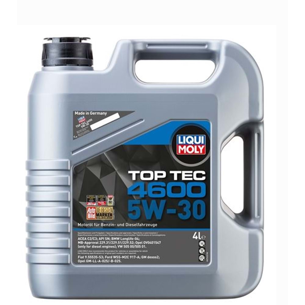 3763 LIQUI MOLY TOP TEC 4600 5W/30 4 LT ( DPF )