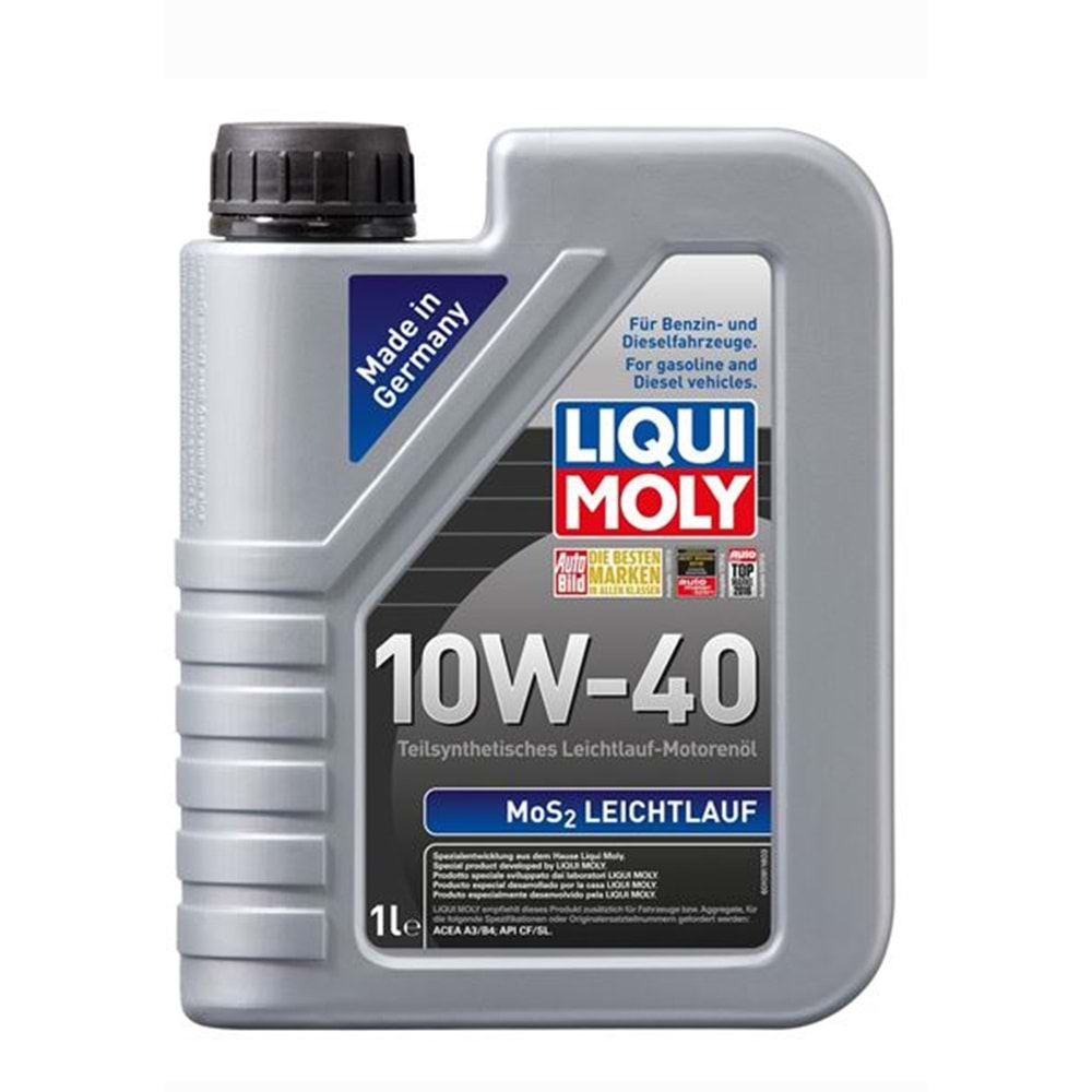 2626 LIQUI MOLY MOS2 LEICTLAUF 10W/40 1 LT
