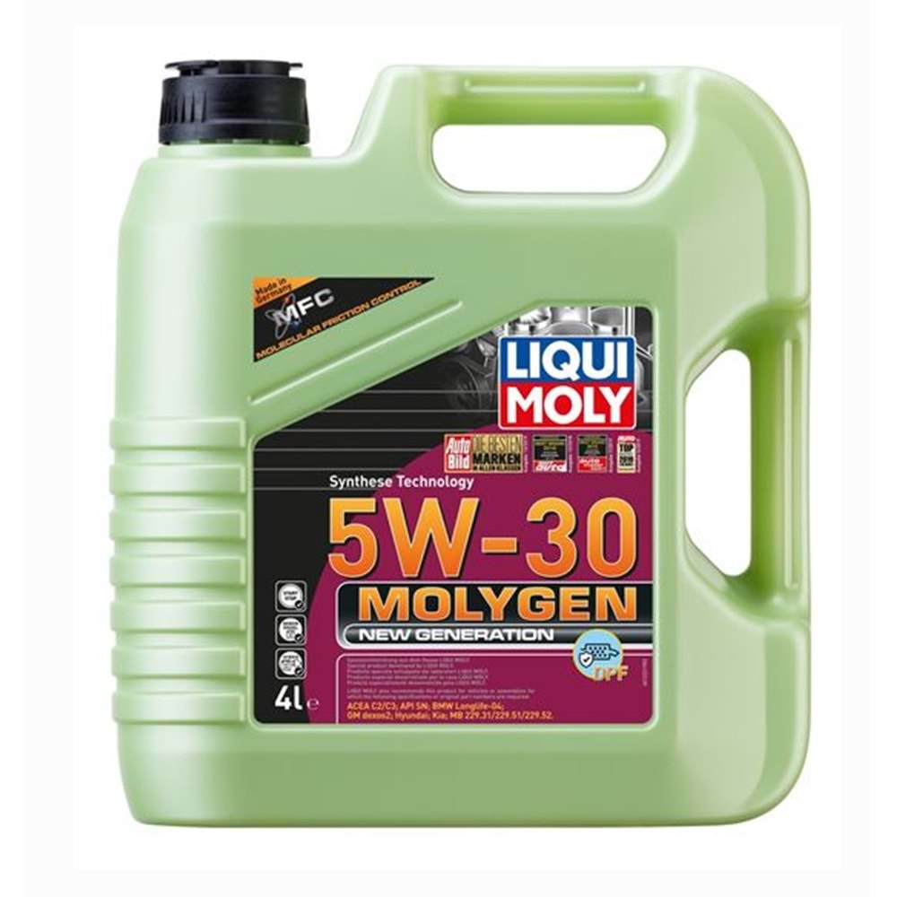 21225 LIQUI MOLY MOLYGEN NEW GENERATION 5W/30 4 LT ( DPF )