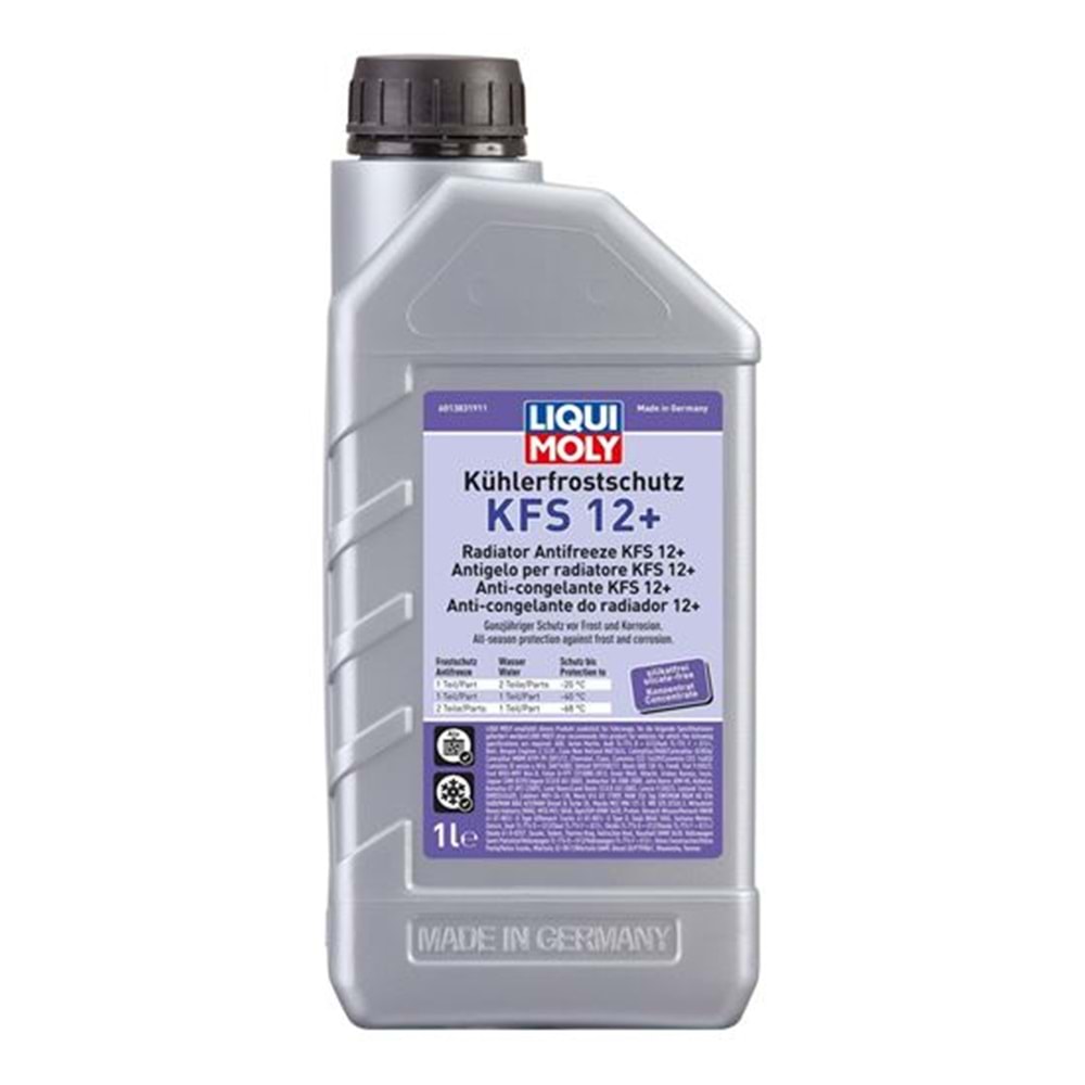 21145 LIQUI MOLY KONSANTRE KIRMIZI ANTİFRİZ 1 LT ( G+12 - KFS 12+)