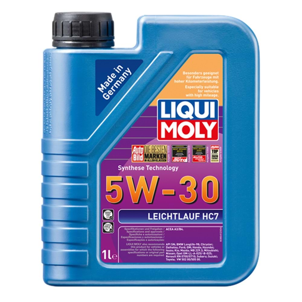 8541 LIQUI MOLY LEİCHTLAUF HC7 5W/30 1 LT