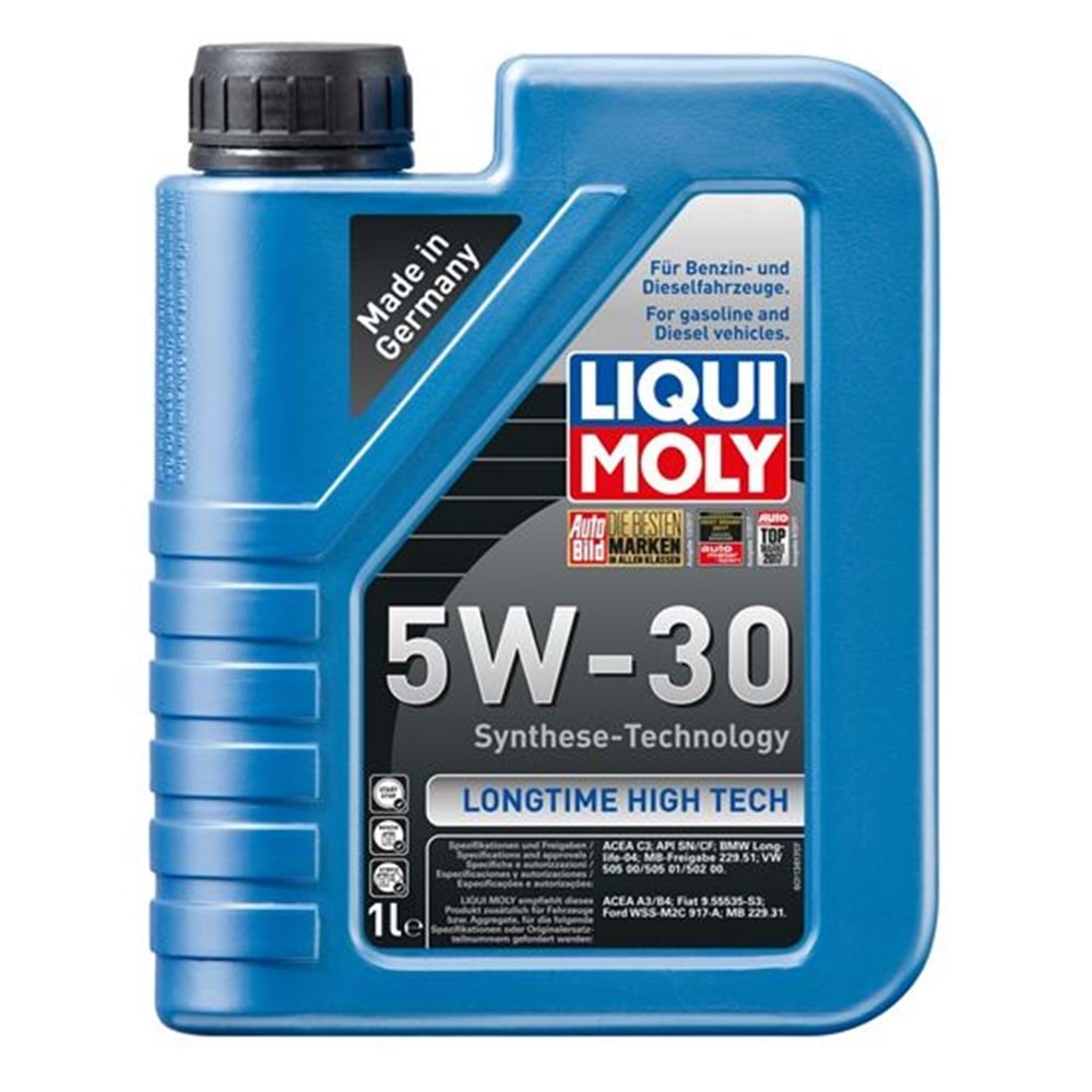9506 LIQUI MOLY LONGTIME HIGH TECH 5W/30 1 LT