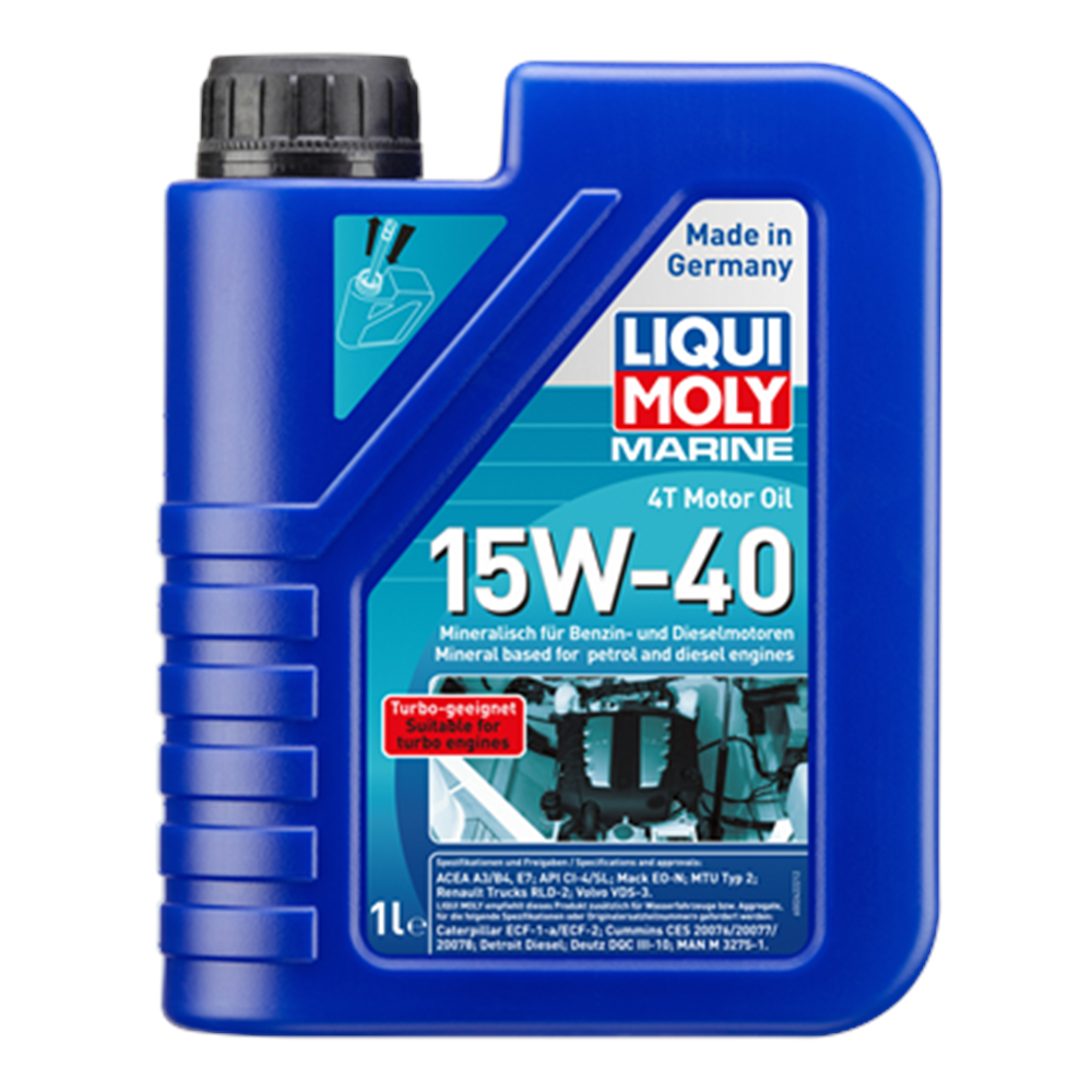 25015 LIQUI MOLY MARINE 4T 15W/40 1 LT