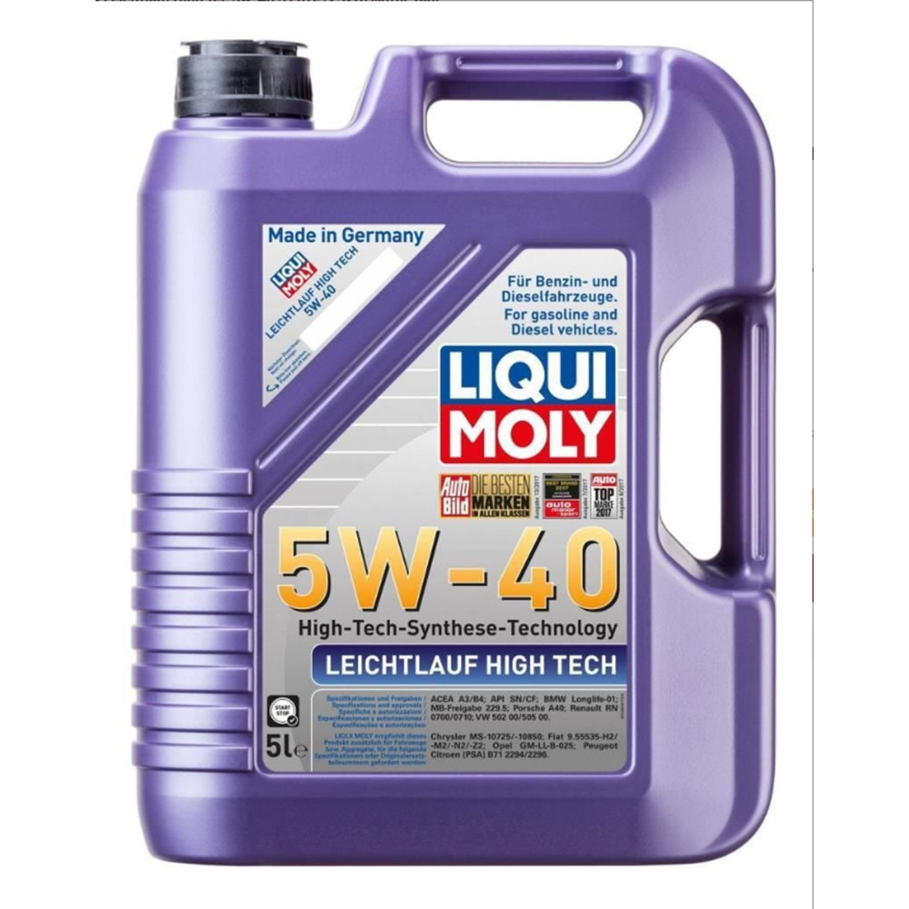 2328 LIQUI MOLY LEİCHTLAUF HİGH TECH 5W/40 5 LT