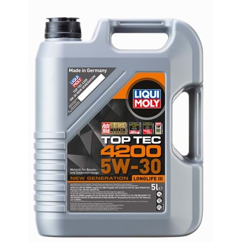 8973 LIQUI MOLY TOP TEC 5W/30 5 LT 4200