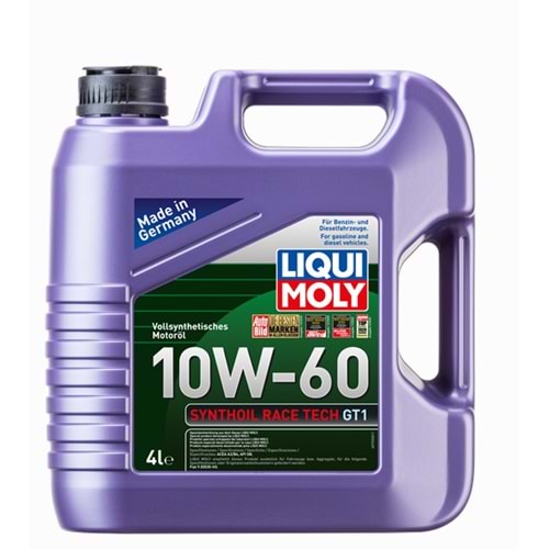 7535 LIQUI MOLY SYNTHOİL RACE TECH GT1 10W/60 4 LT