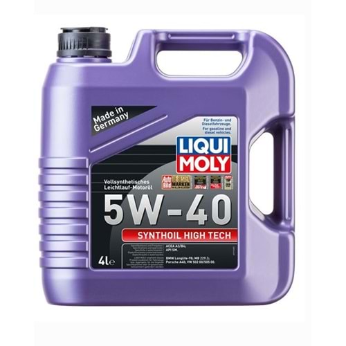 2194 LIQUI MOLY SYNTHOIL HIGH TECH 5W/40 4 LT