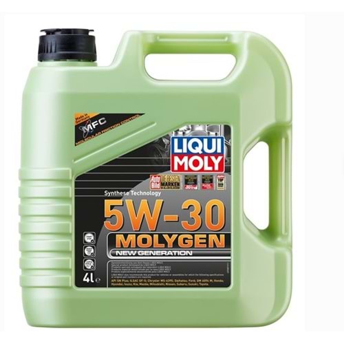 9089 LIQUI MOLY MOLYGEN NEW GENERATİON 5W/30 4 LT
