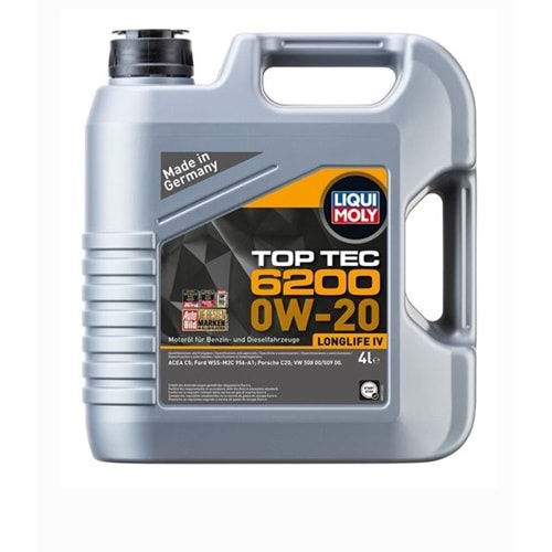 20788 LIQUI MOLY TOP TEC 6200 0W/20 4 LT