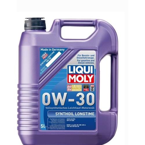 8977 LIQUI MOLY SYNTHOİL LONGTİME 0W/30 5 LT