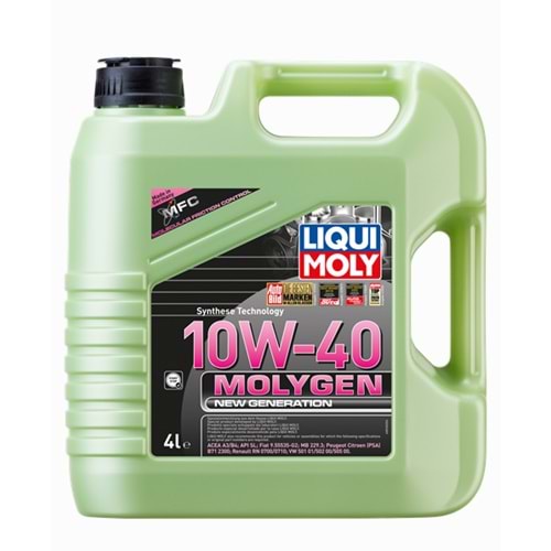 8538 LIQUI MOLY MOLYGEN NEW GENERATION 10W/40 4 LT