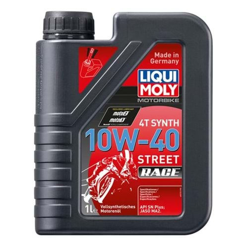 20753 LIQUI MOLY RACE MOTOSİKLET TAM SENTETİK 4T 10W/40 1 LT