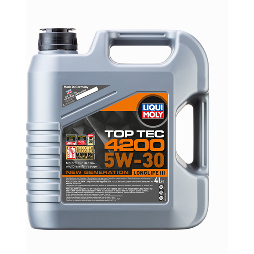 3715 LIQUI MOLY TOP TEC 4200 NEW GENERATION 5W/30 4 LT