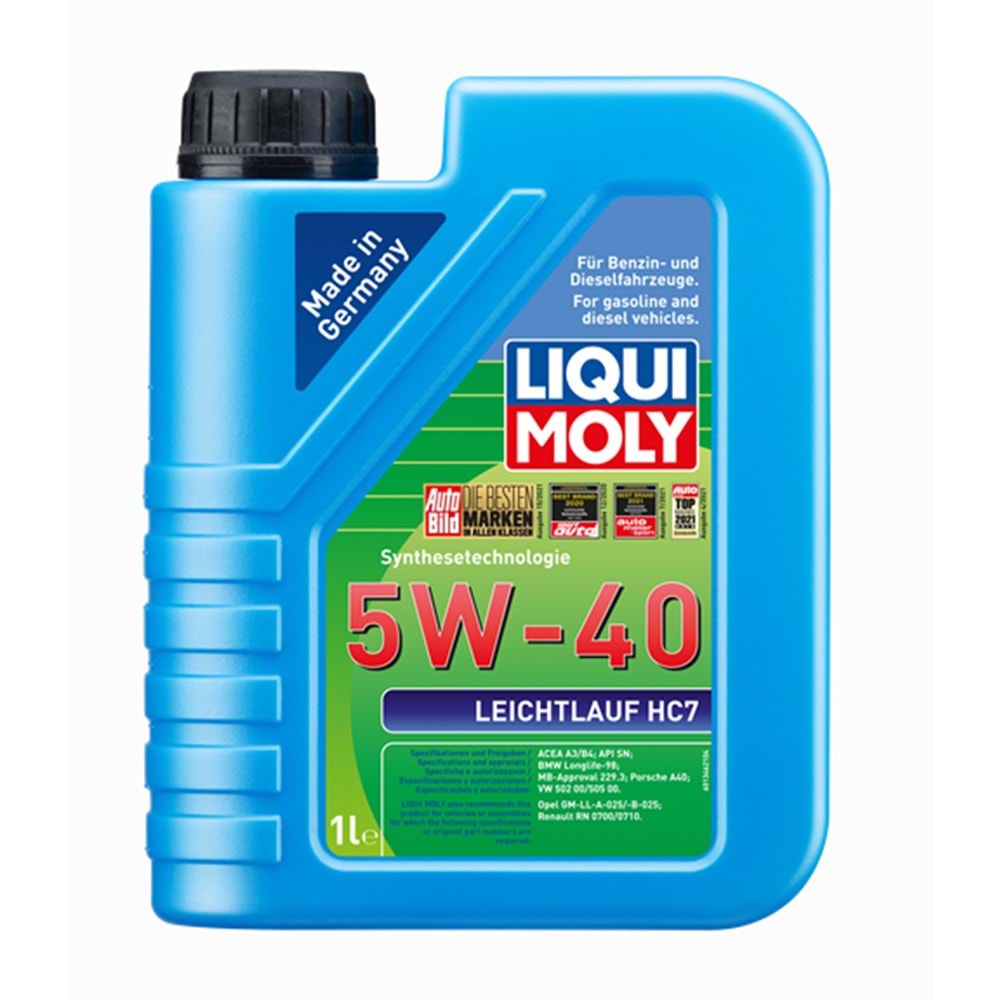 1346 LIQUI MOLY LEİCTLAUF 5W/40 1 LT
