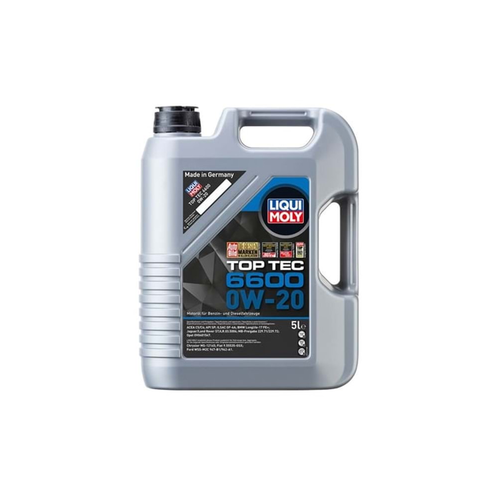 21411 LIQUI MOLY TOP TEC 6600 0W/20 5 LT
