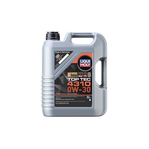 2362 LIQUI MOLY TOP TEC 4310 0W/30 5 LT